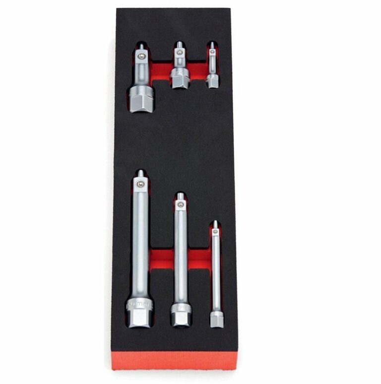 4-teiliges Steckschlüssel-Verlängerungsset – 1/4 Zoll Antrieb, Längen: 50/100/150/252 Mm, Aus Cr-V Stahl