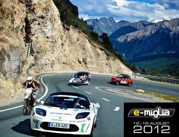 Elektrische Antriebe: e-miglia 2012 startet am 12. August in München
