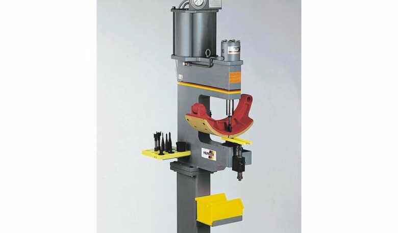 Nietmaschine von Hunger mit Extra-Hub und Extra-Arbeitstiefe