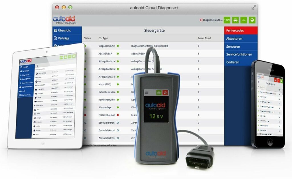 Autoaid: Webbasiertes System ‚Cloud Diagnose+‘