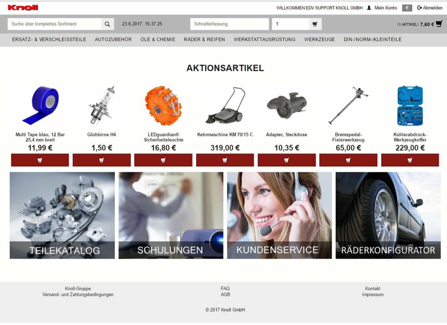 Neuer von Knoll für schnellere Abläufe in KfzWerkstätten