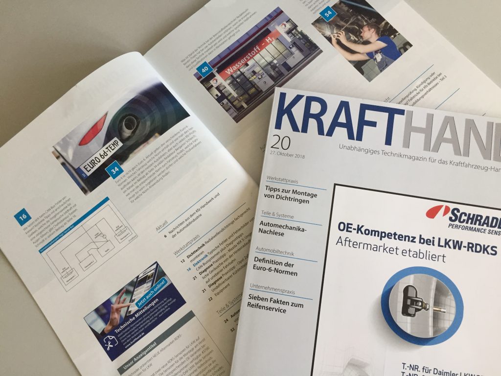 Blick in die KRAFTHAND 20/2018