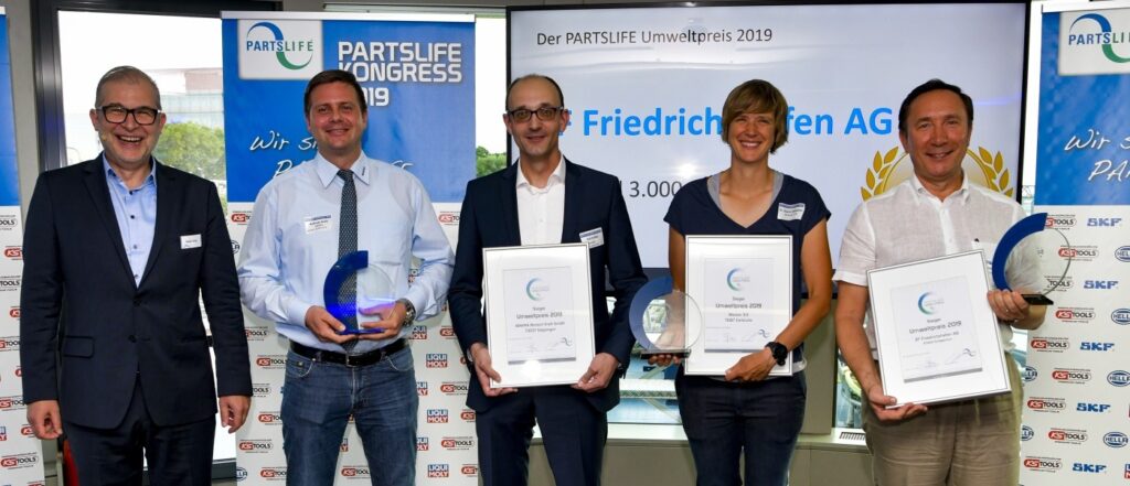 Produktion ohne Lösemittel beschert ZF einen Umweltpreis Partslife Umweltpreis