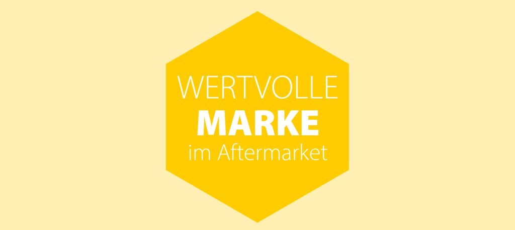 Wertvolle Marke für den Aftermarket Logo