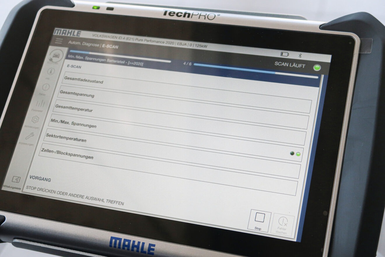 Diagnoselösungen die den Zustand einer HVBatterie erfassen Krafthand