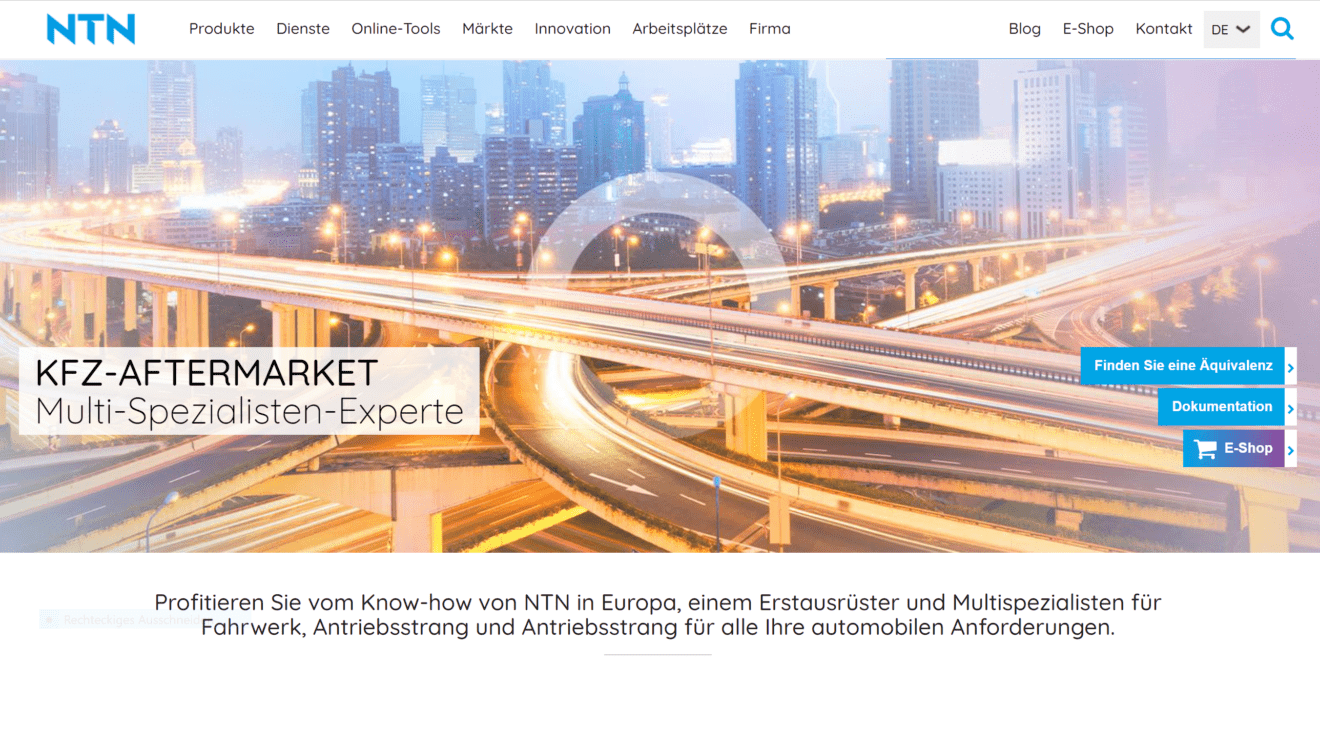 NTN-SNR Roulements wird zu NTN Europe - Krafthand