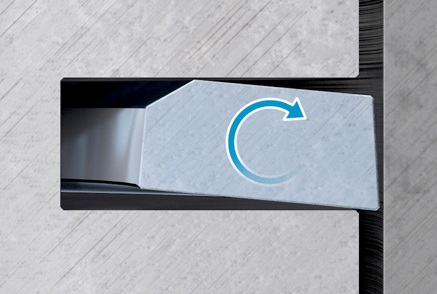 Negative Vertwistung Kolbenring