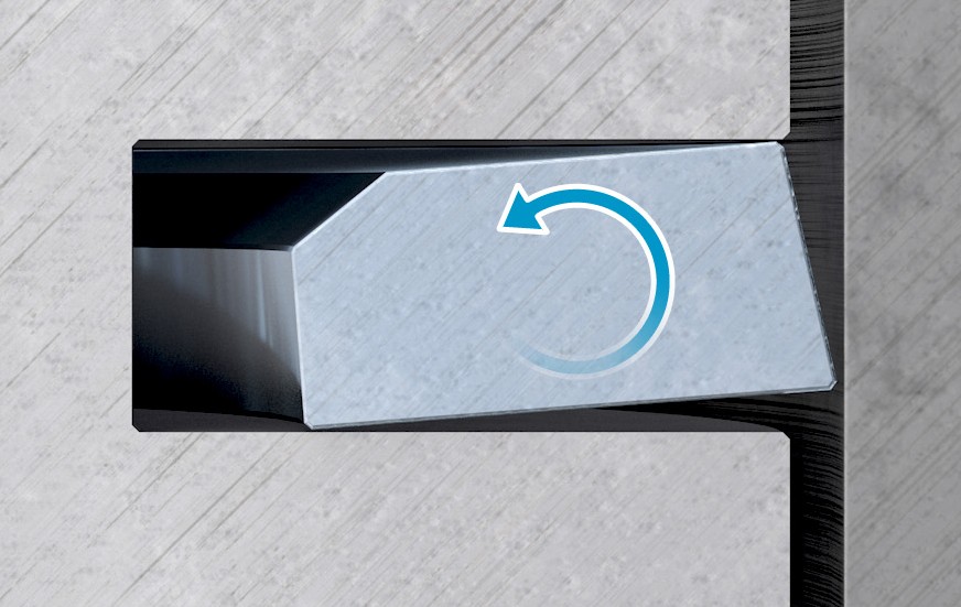 Positive Vertwistung Kolbenring