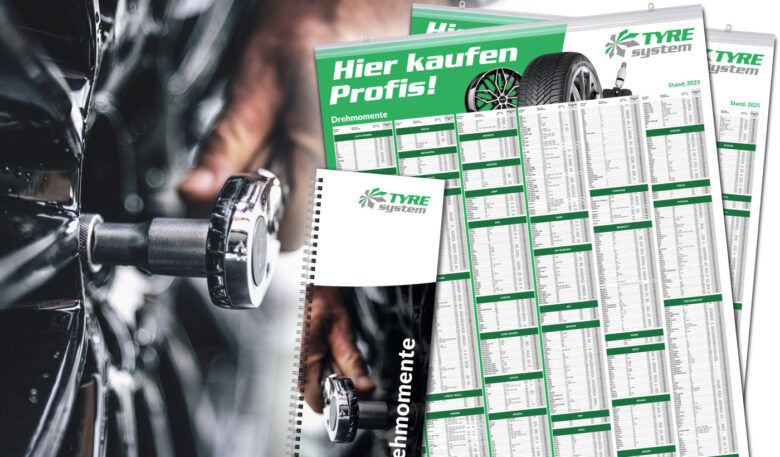 Drehmomenttabelle für Radschrauben