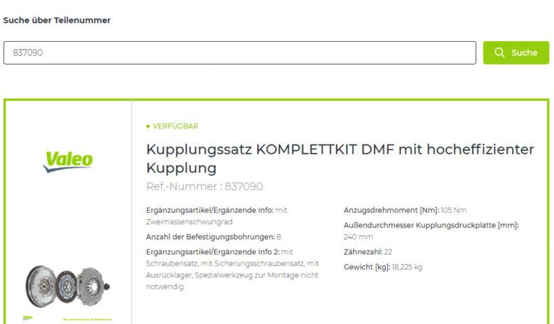 Kupplungen und Schwungräder online finden