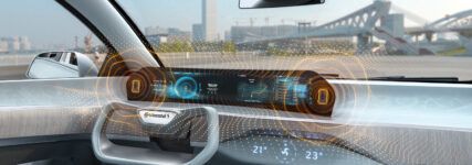 Lautsprecherfunktion in Displayeinheit integriert