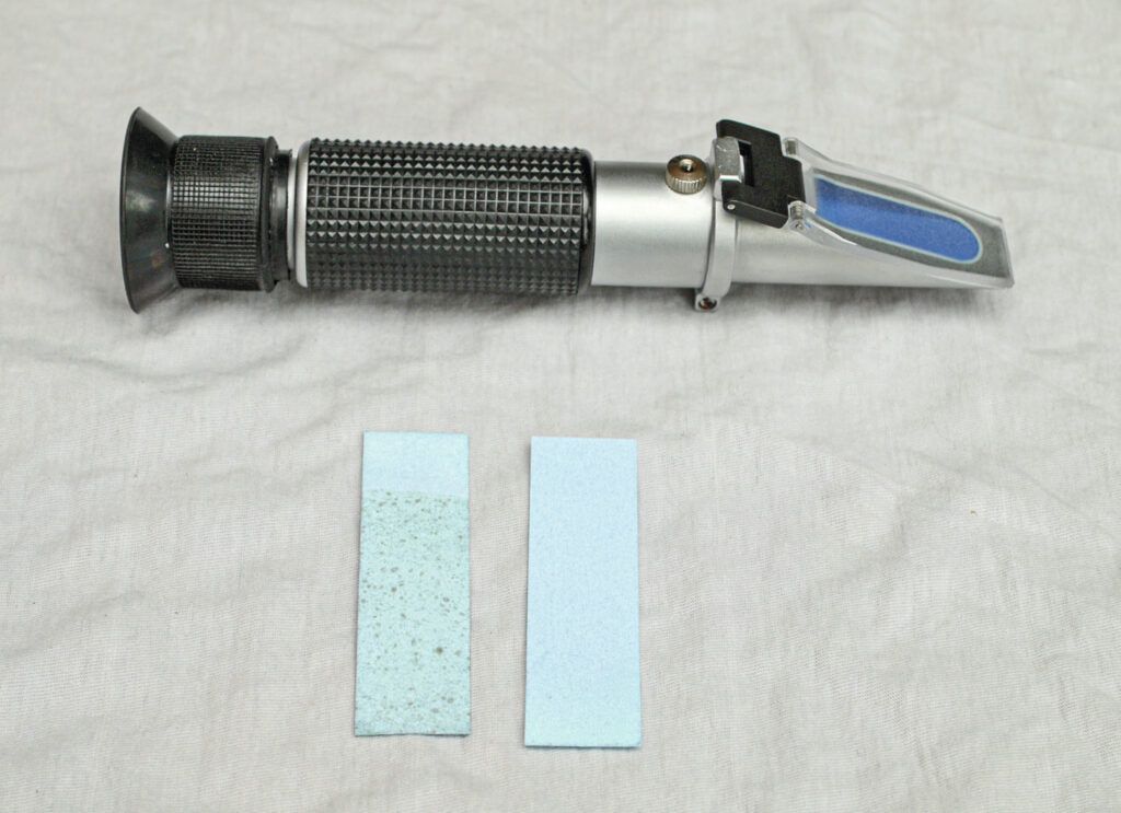 AdBlue Refraktometer mit Teststreifen