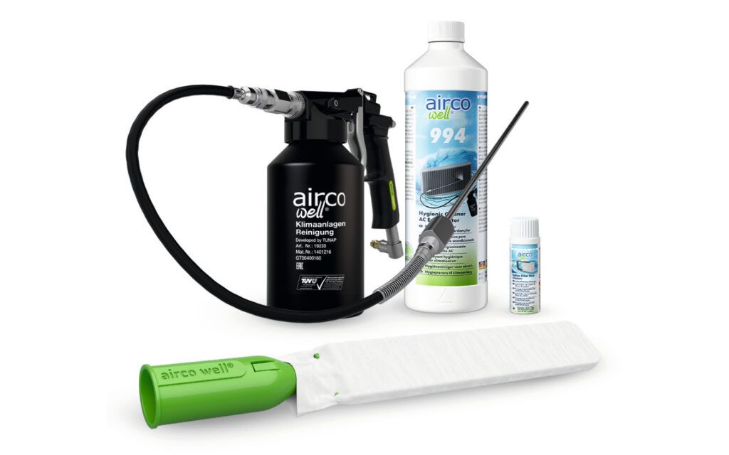 airco-well-Komponenten als Sets verfügbar airco well Klimaanlagenreinigungsset von Tunap