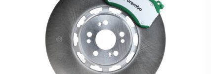 Umweltfreundliches Set aus Bremsscheibe und -belägen