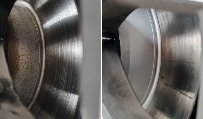 Rostige Bremsscheiben aufbessern