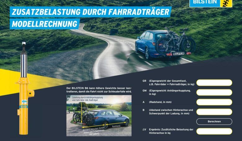 Zusätzliche Hinterachslast einfach berechnen