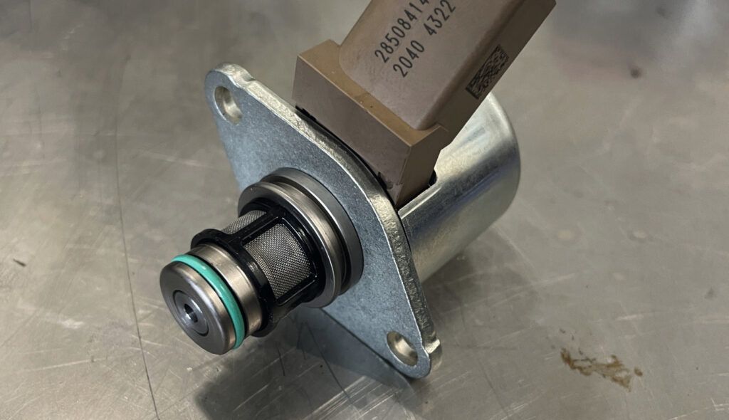 Sieb am Mengenregelventil