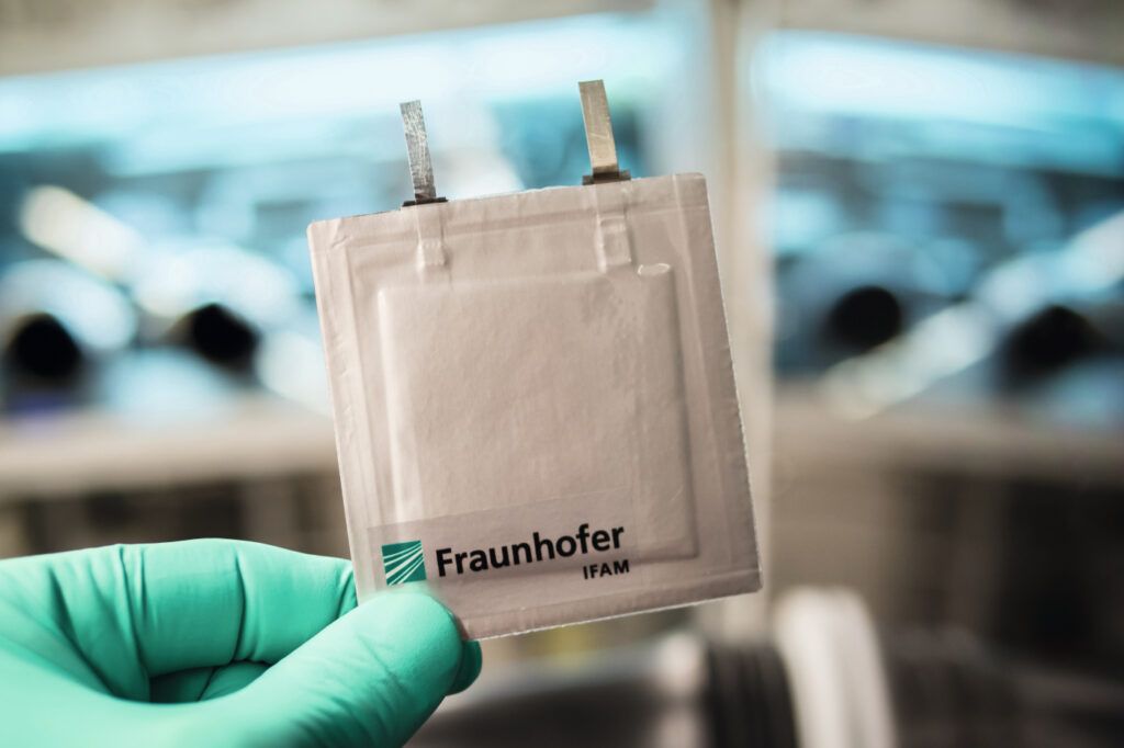 Pouchzelle einer Feststoffbatterie