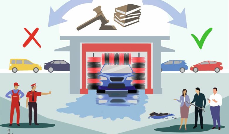 Waschanlagenbetreiber haften für Schäden am Kundenfahrzeug