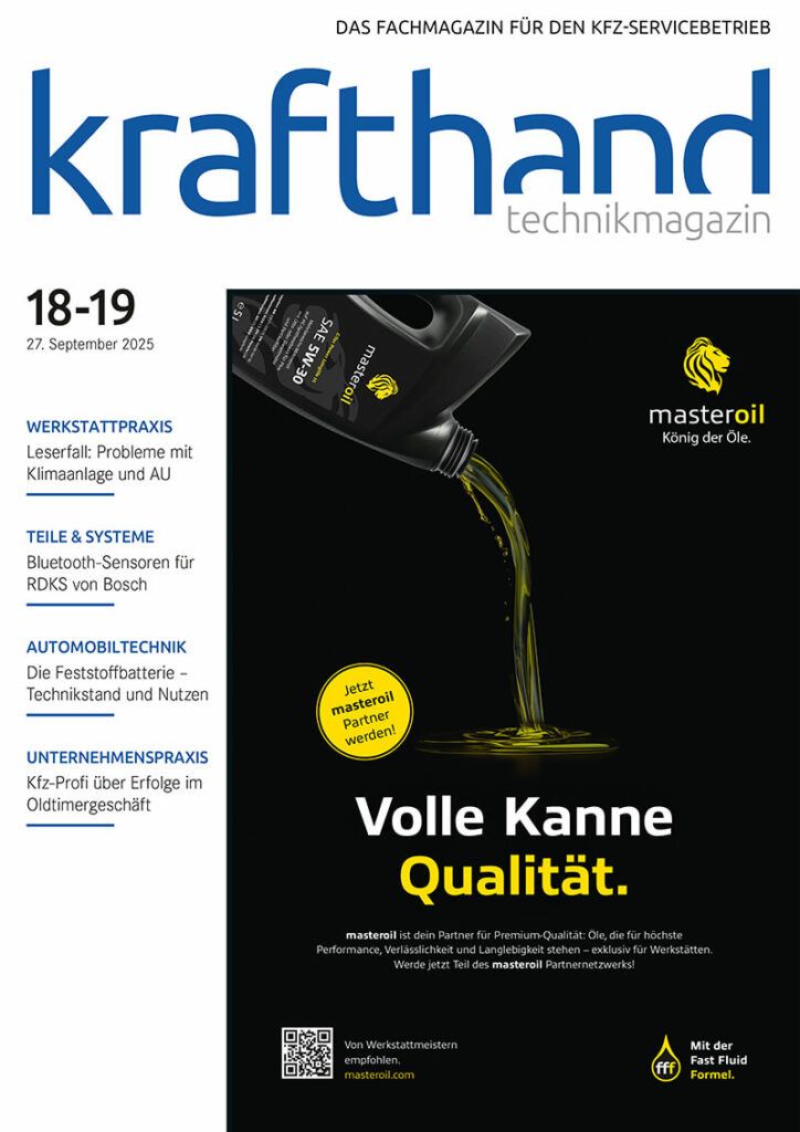 Krafthand Ausgabe 18-19/2025 Titelseite