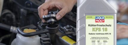 Grüner Kühlerfrostschutz für BMW