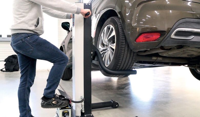 Hebesystem für Karosseriearbeiten