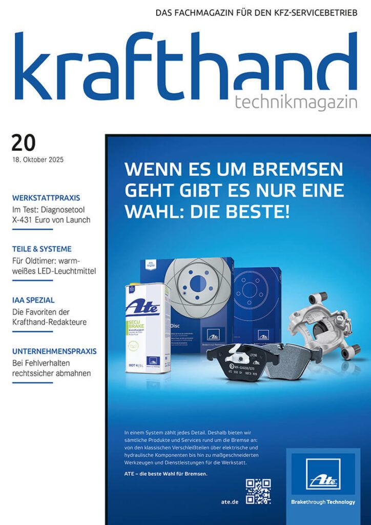 Krafthand Ausgabe 20/2025 Titelseite