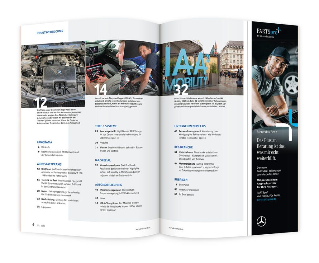 Blick in die Krafthand 20/2025