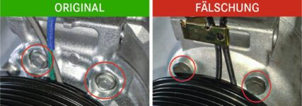 Gefälschte Denso-Kompressoren erkennen