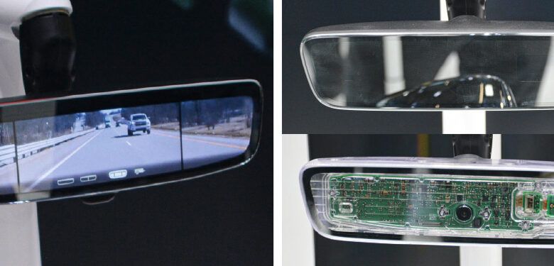 Innenspiegel werden zu Sicht- und Überwachungssystemen