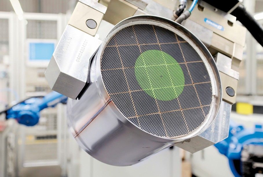 Herstellung eines DPF am Fließband