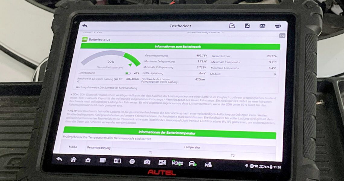 SoH-Ermittlung von HV-Batterien besser verstehen