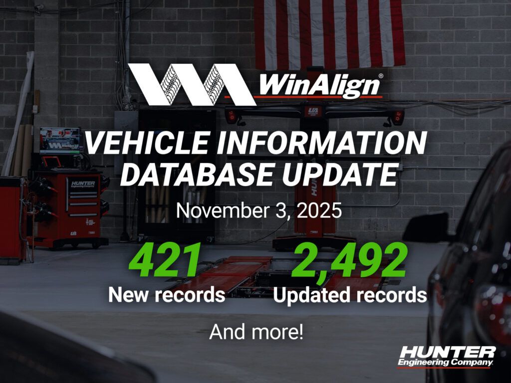 WinAlign Fahrzeugdatenbank