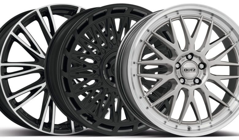 Drei neue Felgen von 17 bis 23 Zoll