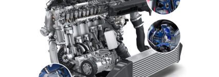 Fünf Zylinder für vier Ringe