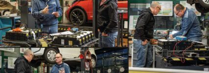 Manuelle Diagnose an und Reparatur einer HV-Batterie