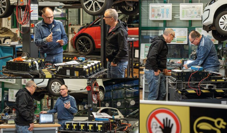 Manuelle Diagnose und Reparatur einer HV-Batterie