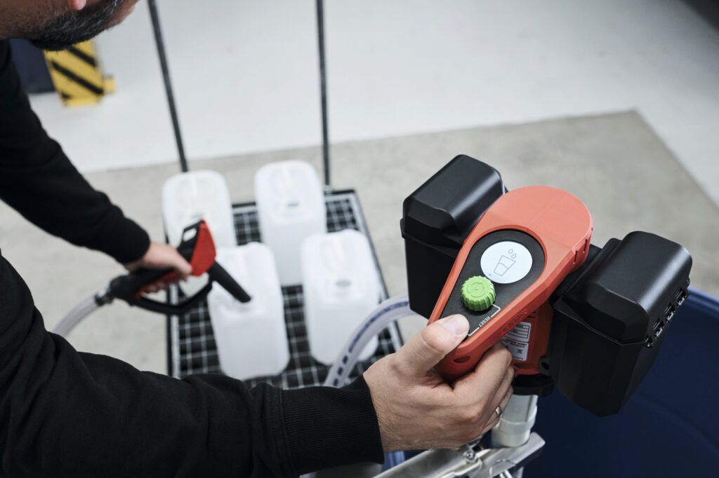 Akku-Motor für Fasspumpe