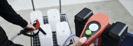 Akku-Motor für Fasspumpen