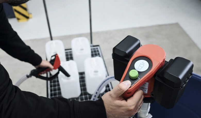 Akku-Motor für Fasspumpen