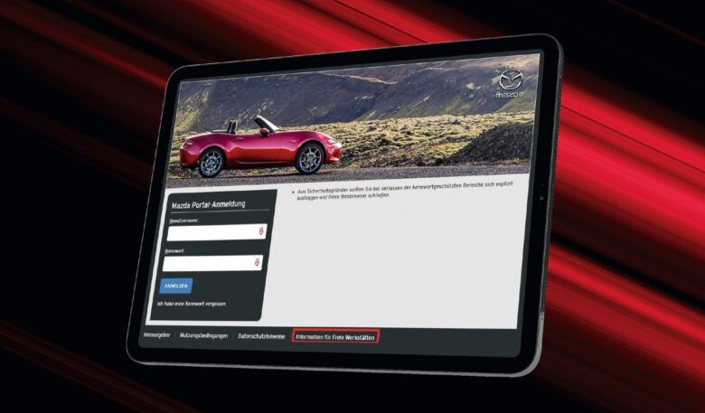 Mazda-Servicehistorie digital pflegen