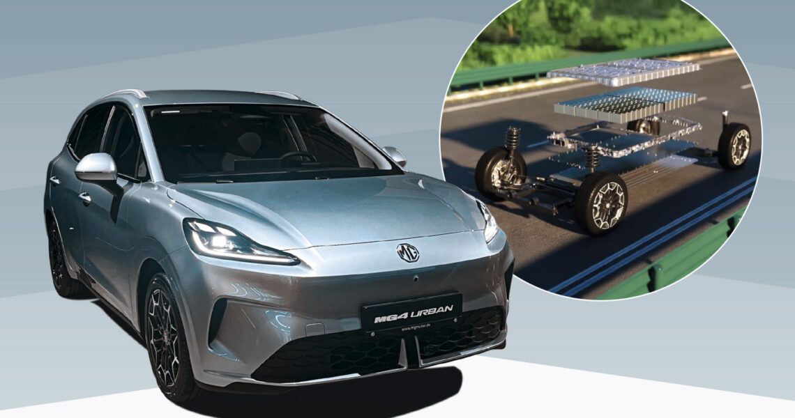 MG bringt Semi-Solid-State-Batterie in Großserie MG4 EV Urban