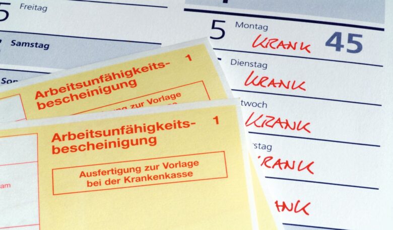 Arbeitsunfähigkeitsbescheinigung im Betrieb