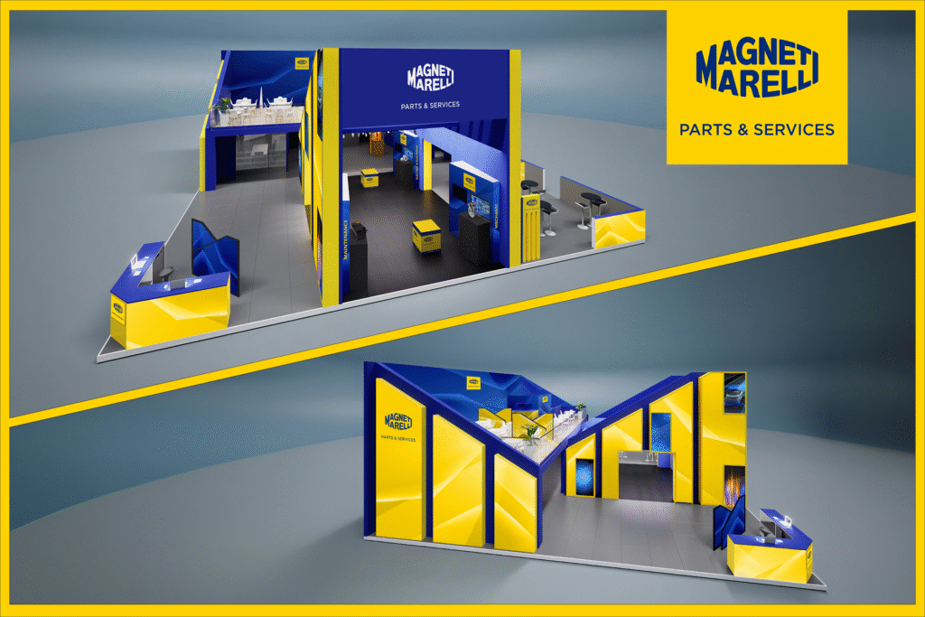 Magneti Marelli präsentiert Ersatzteile im interaktiven Tunnel