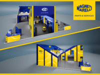 Magneti Marelli präsentiert Ersatzteile im interaktiven Tunnel
