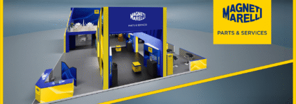 Magneti Marelli präsentiert Ersatzteile im interaktiven Tunnel
