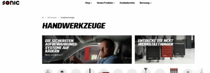 Sonic bietet Werkstattausrüstung und eine Gewinnchance