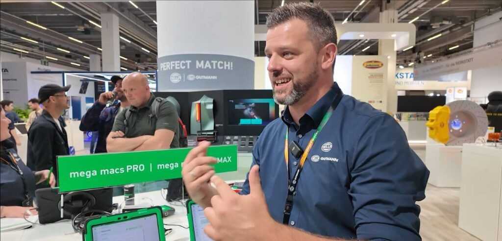 mega macs PRO und mega macs PRO MAX mit KI-Funktionen Vorstellung mega macs Pro Max auf der Automechanika 2026
