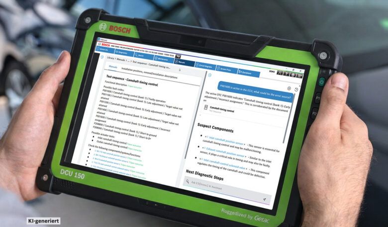 KI-Assistent für Diagnosegerät
