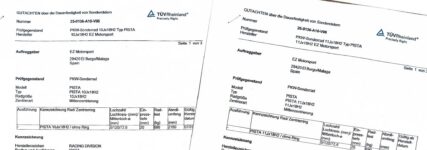 Mutmaßlich gefälschte Gutachten für Räder der Marke Racing Division